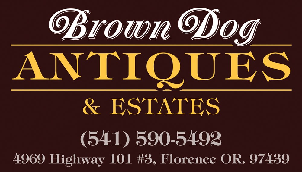 Brown Dog Antiques Business Card