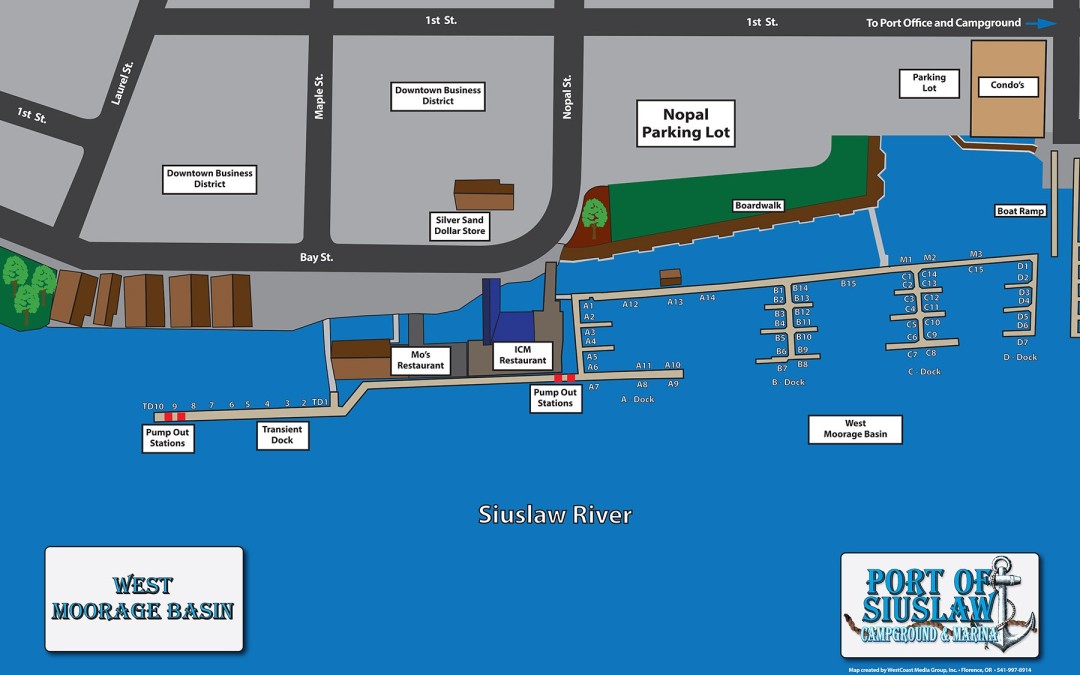 Port Commercial Slips Map