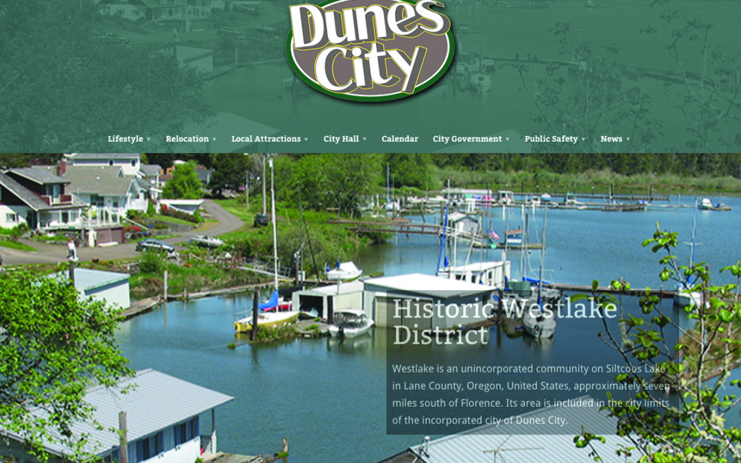 Dunes City – Website Redesign
