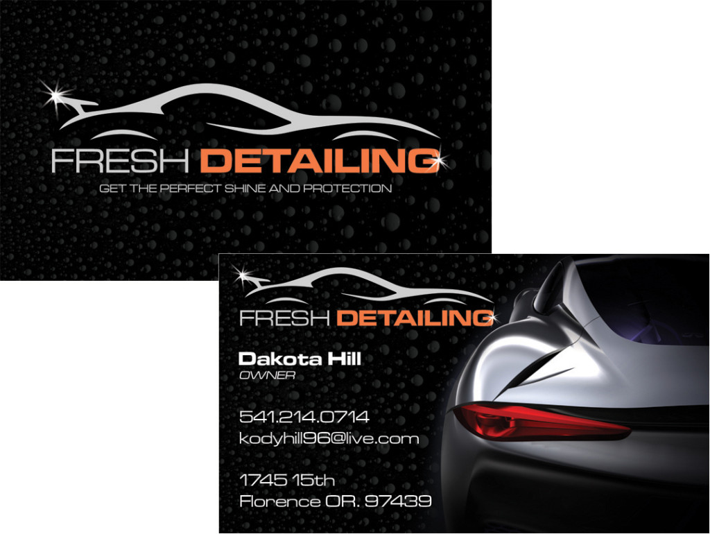 Fresh Detailing – Business Card