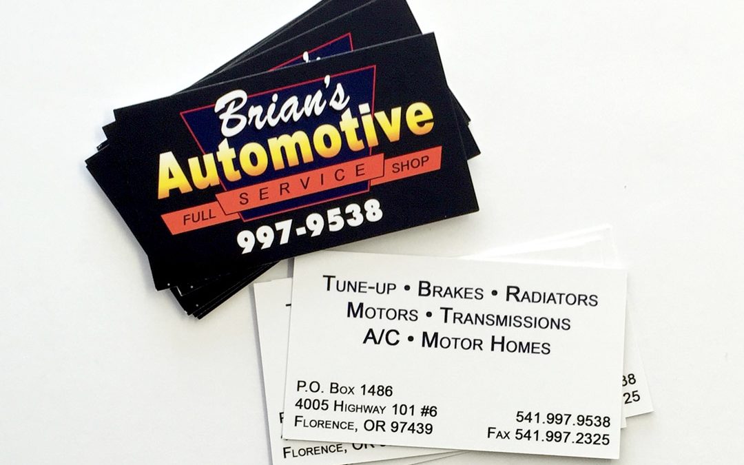 Brian’s Automotive – Business Cards