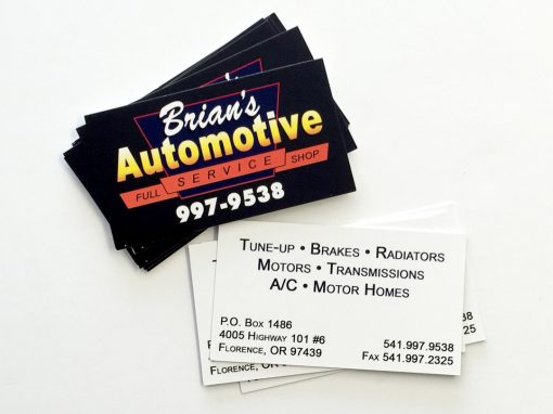 Brian’s Automotive – Business Cards