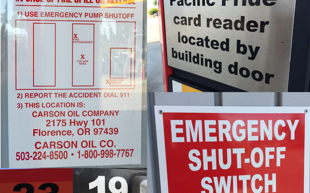 Carson Oil Co. – Vinyl Lettering and Signs