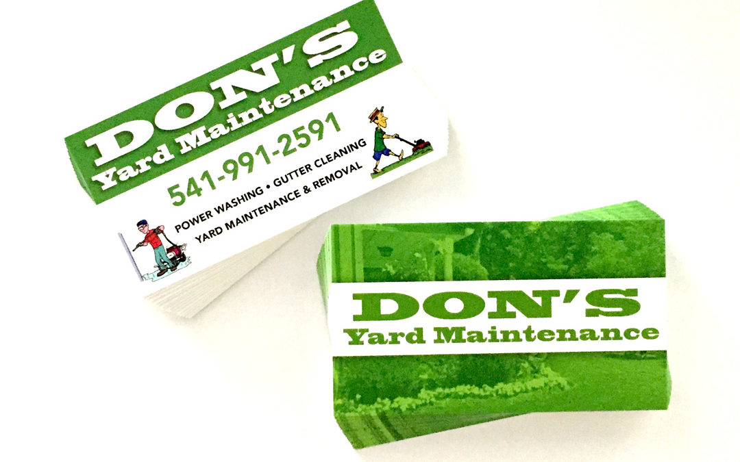 Don’s Yard Maintenance – Business Cards