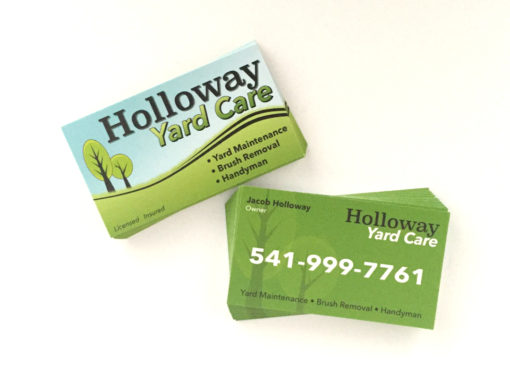 Holloway Yard Care – Business Card