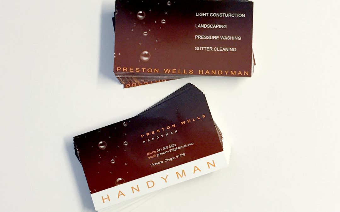 Preston Handyman – Business Cards