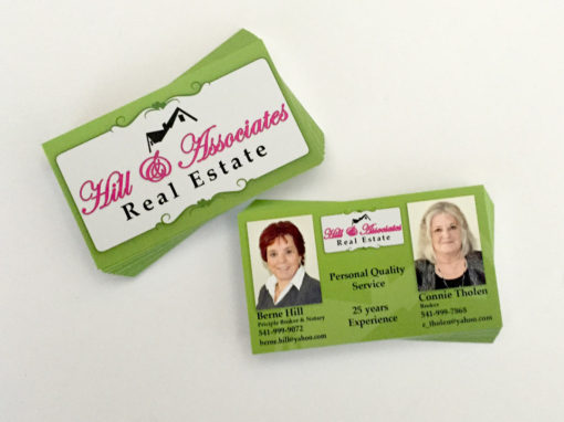 Hill & Associates Real Estate – Business Cards