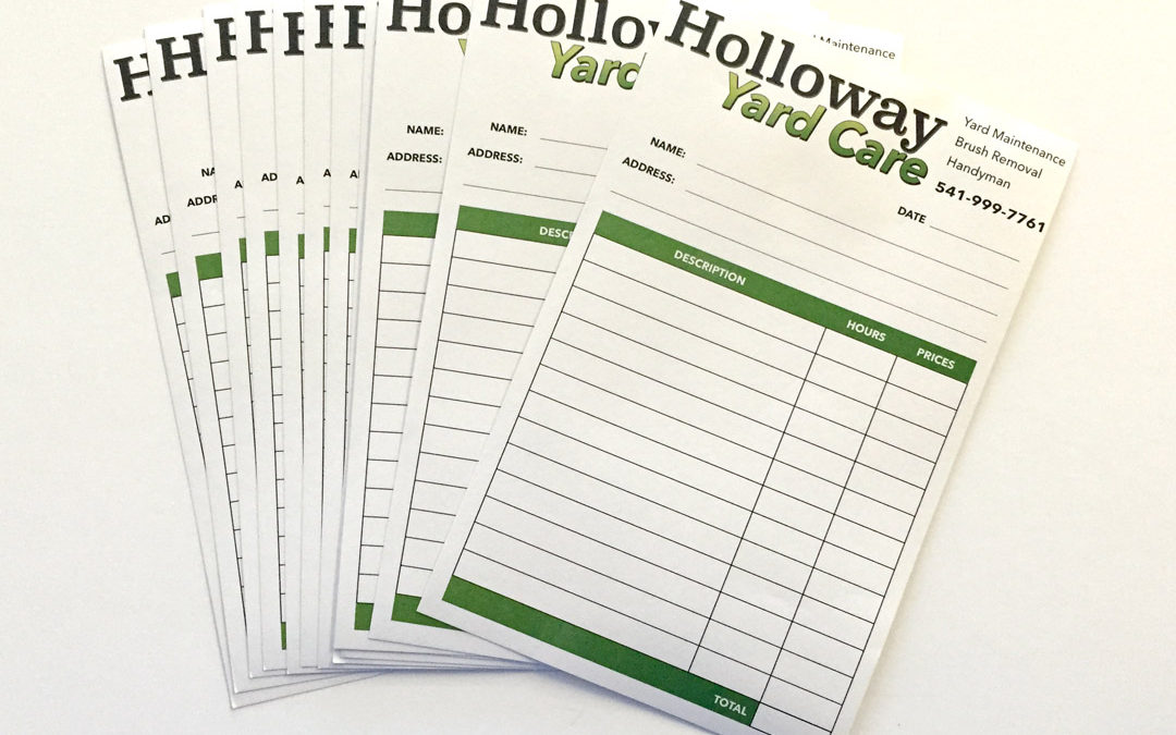 Halloway Yard Care – NCR Forms