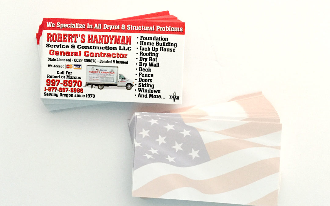 Roberts Handyman – Business Card