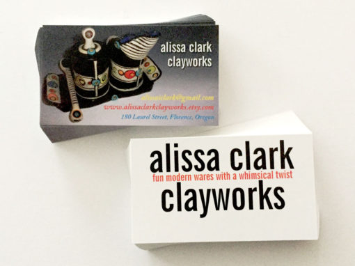 Alissa Clark Clayworks – Business Cards