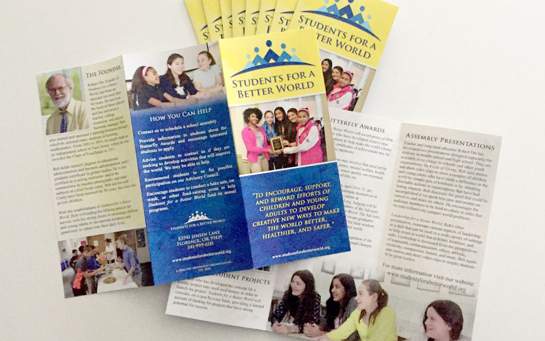 Students for a Better World – Tri-Fold Brochure