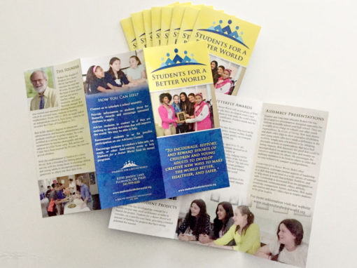 Students for a Better World – Tri-Fold Brochure