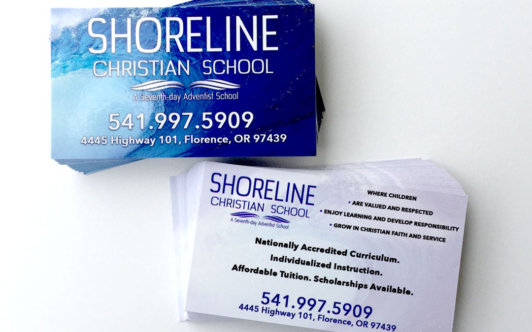 Shoreline Christian School – Business Cards
