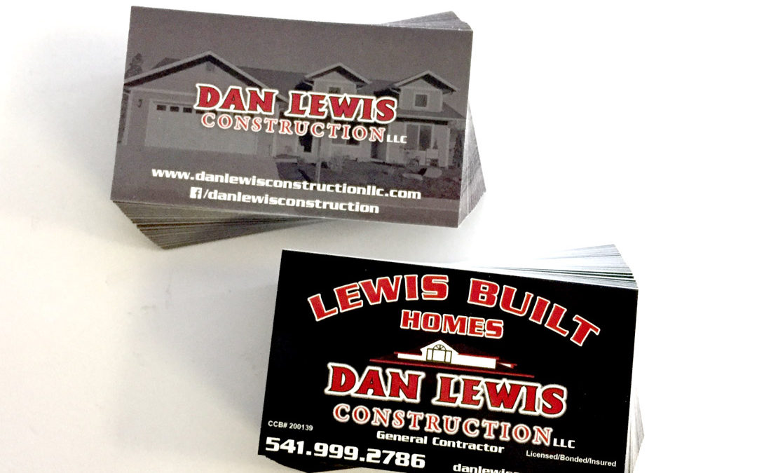 Dan Lewis Construction – Business Cards