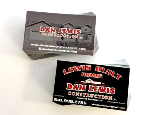 Dan Lewis Construction – Business Cards