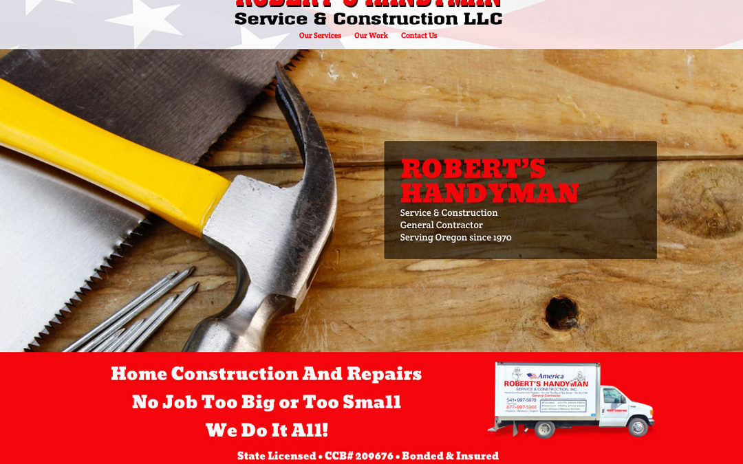 Robert’s Handyman – Website