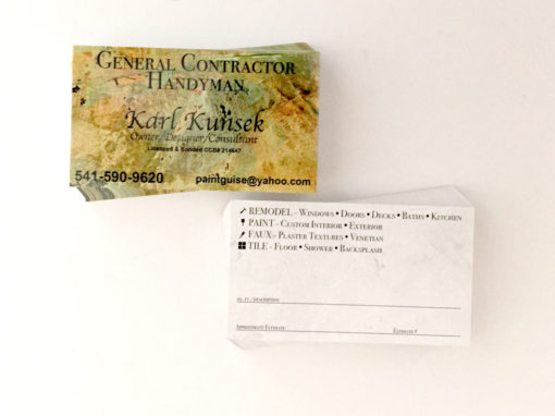 Karl Kunsek – Business Cards