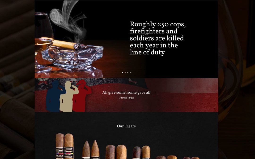 Line of Duty Cigars – E-commerce Website