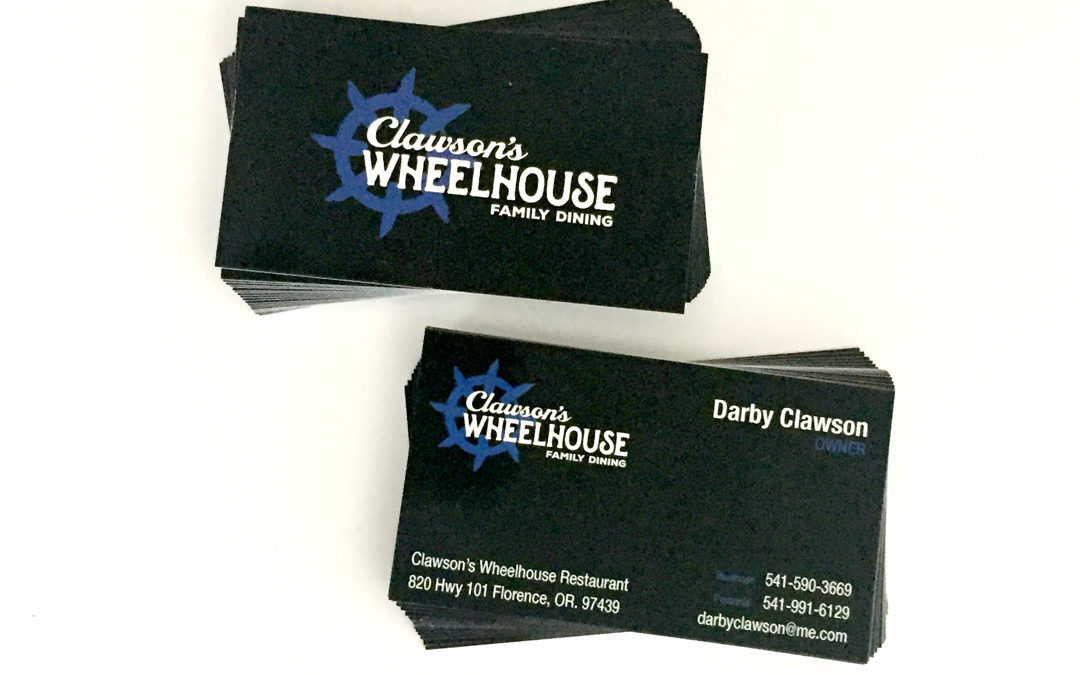 Clawson’s Wheelhouse – Business Cards