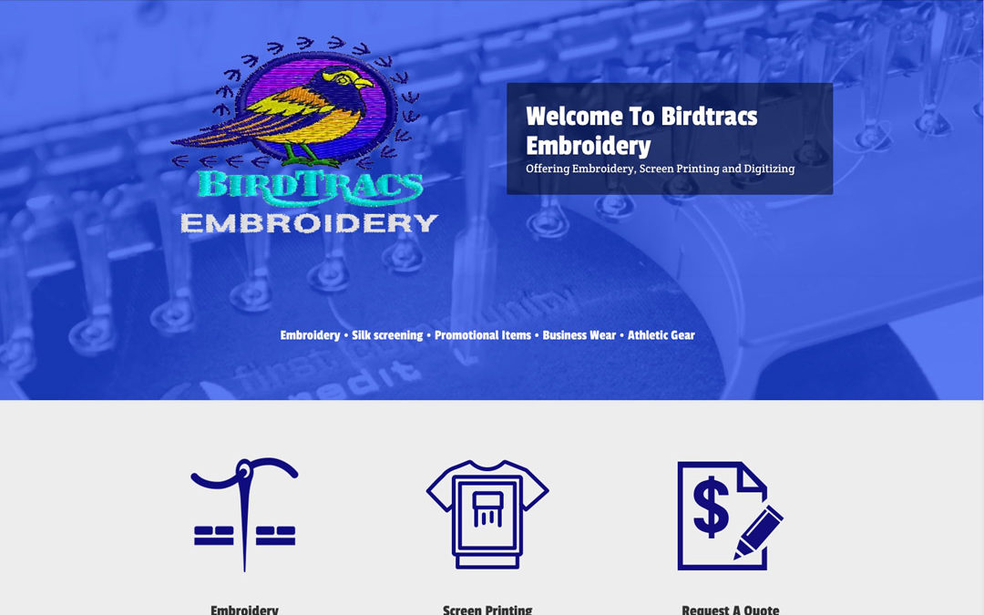 Birdtracs Embroidery – Website