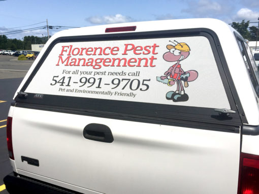 Florence Pest Management – See-Through Window Vinyl