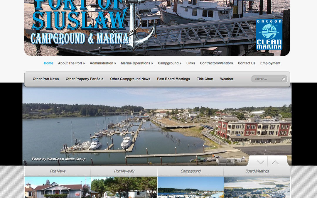 Port of Siuslaw  – Website