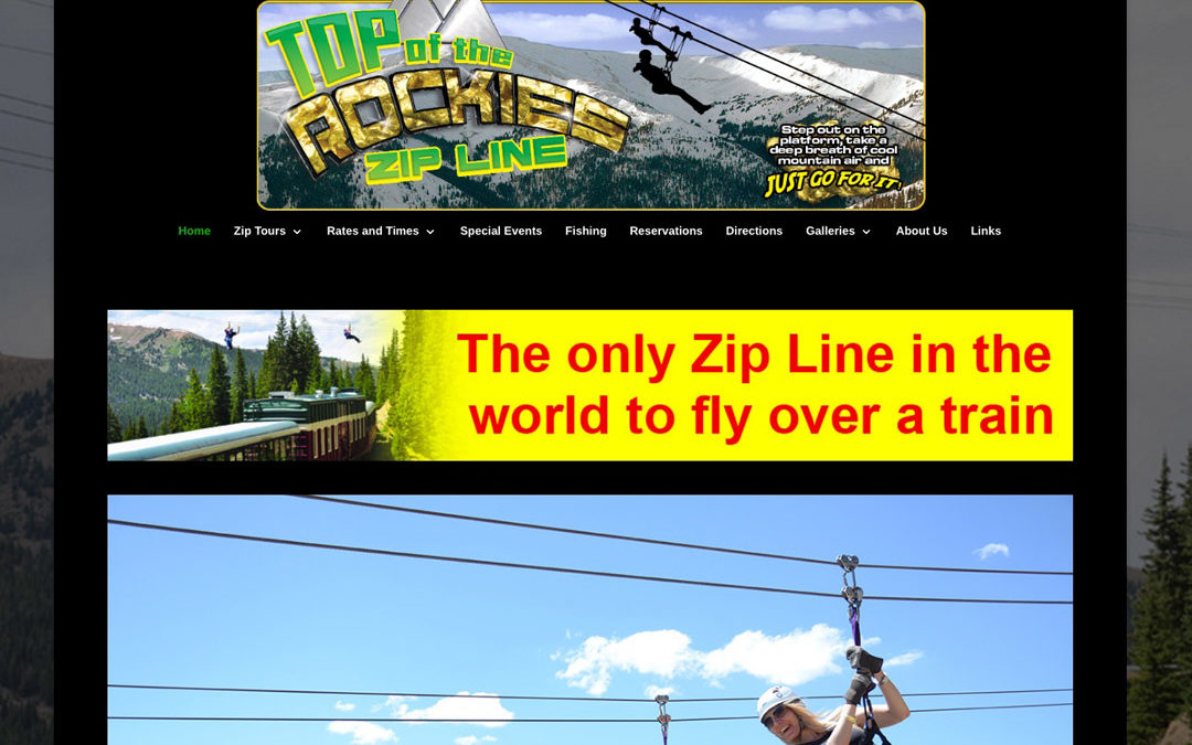 Top of the Rockies Zip Line – Website