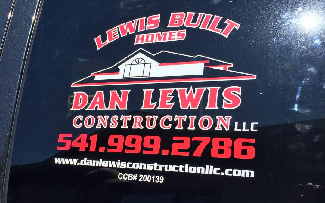 Dan Lewis Construction – Car Window Vinyl
