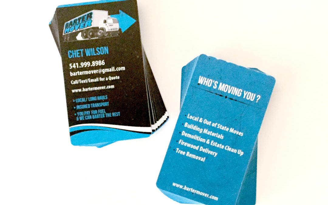 Barter Mover – Plastic Business Cards