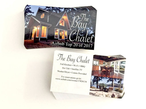 The Bay Chalet – Business Card