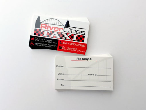 River Cities Taxi – Business Cards