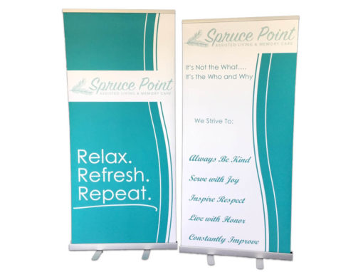 Spruce Point – Retractable Banner Stands