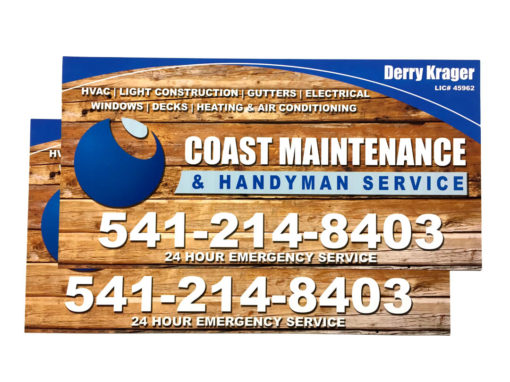 Coast Maintenance & Handyman Service – Car Magnets