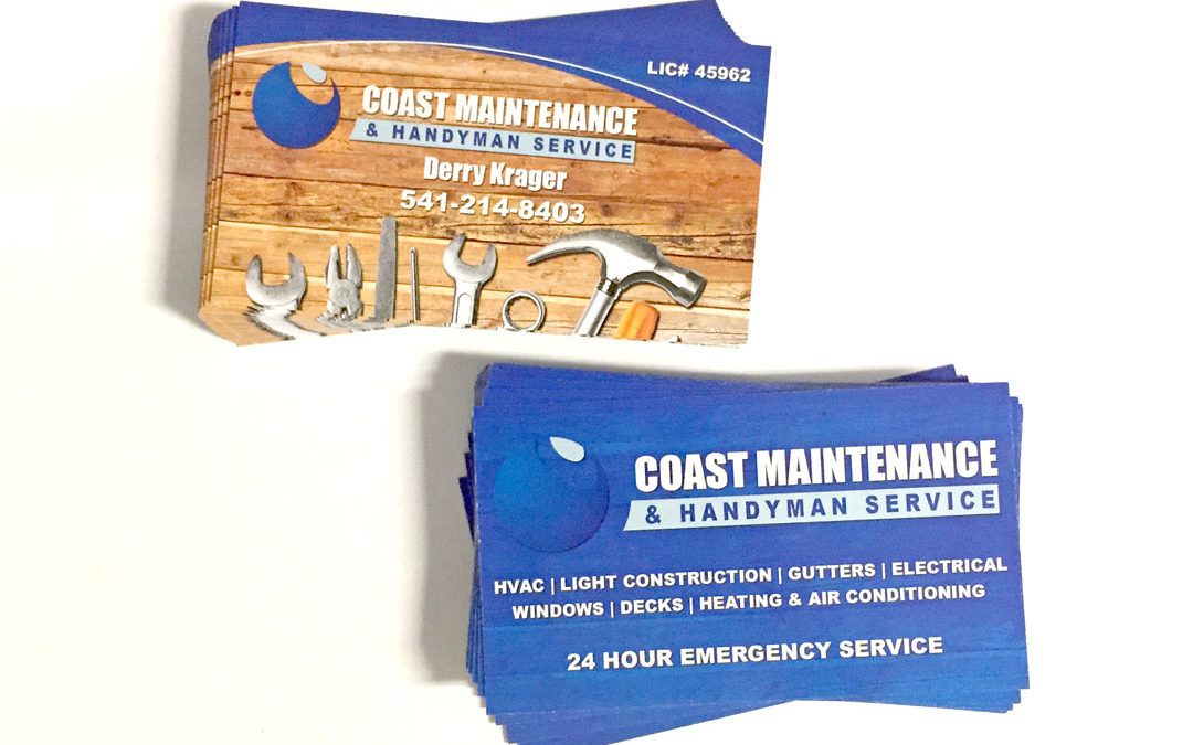 Coast Maintenance & Handyman Service – Business Card