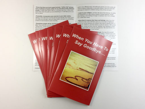 SVFR – When You Have to Say Goodbye Booklet