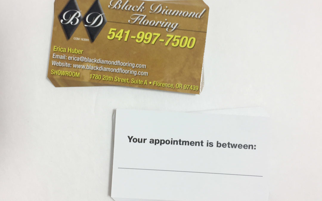 Black Diamond Flooring – Business Cards