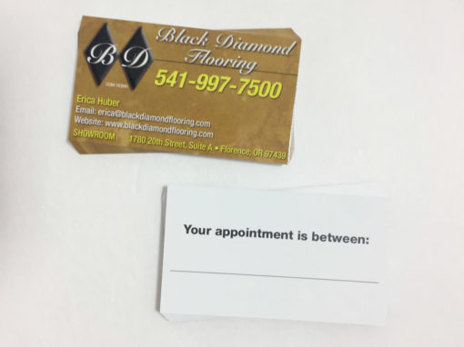 Black Diamond Flooring – Business Cards