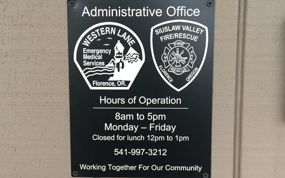 SVFR – Engraved Sign