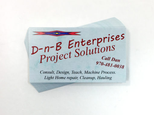 D-n-B Enterprises – Business Cards