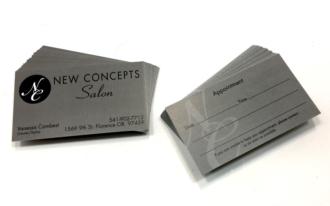 New Concepts Salon – Business Cards