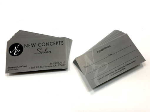 New Concepts Salon – Business Cards