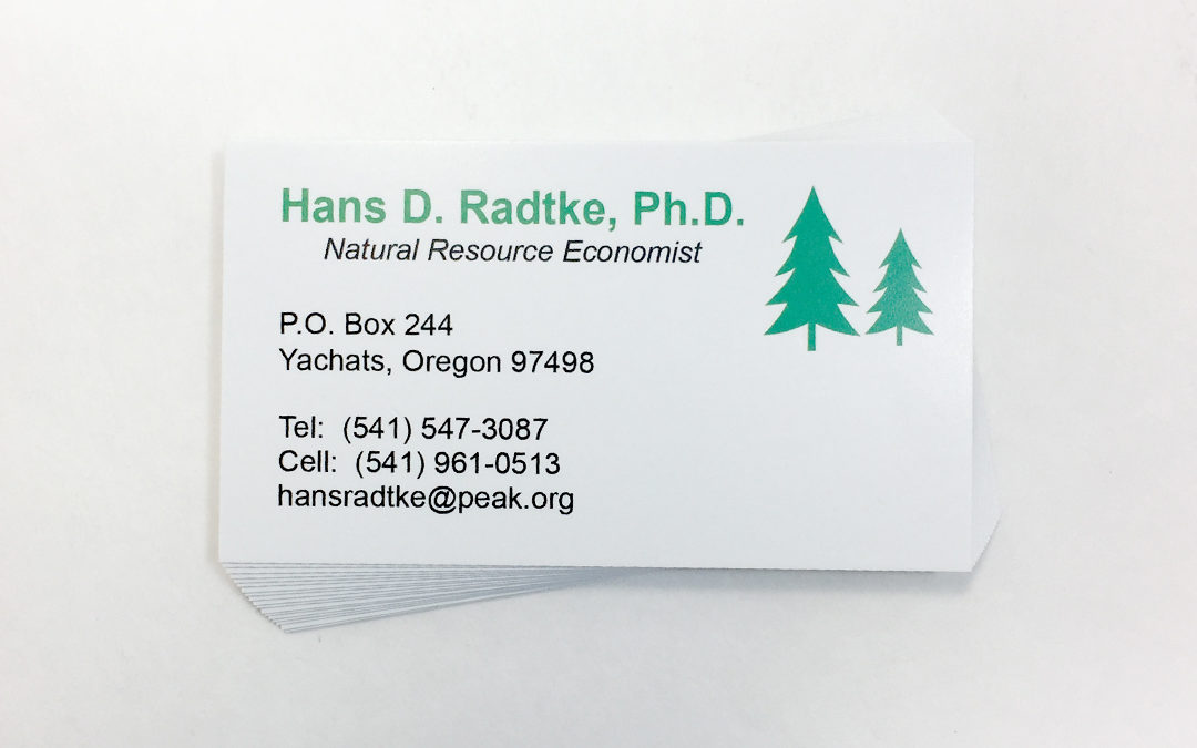 Hans Radtke – Business Card