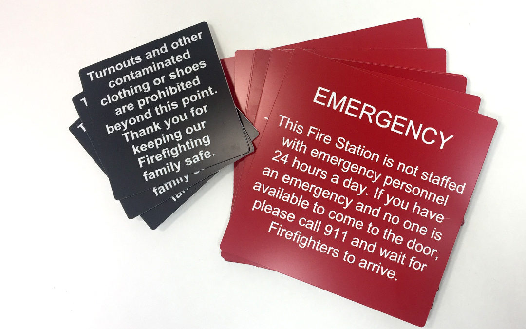 SVFR – Engraved Acrylic Signs
