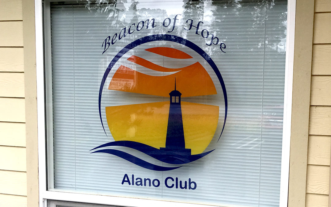 Alano Club – Clear Window Cling