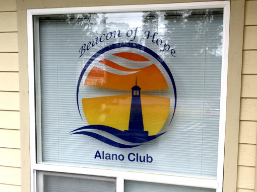 Alano Club – Clear Window Cling