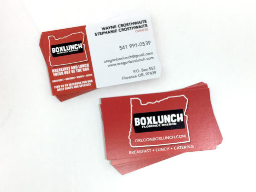 Box Lunch – Business Cards