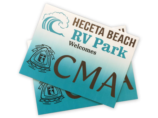 Heceta Beach RV – Coroplast Sign