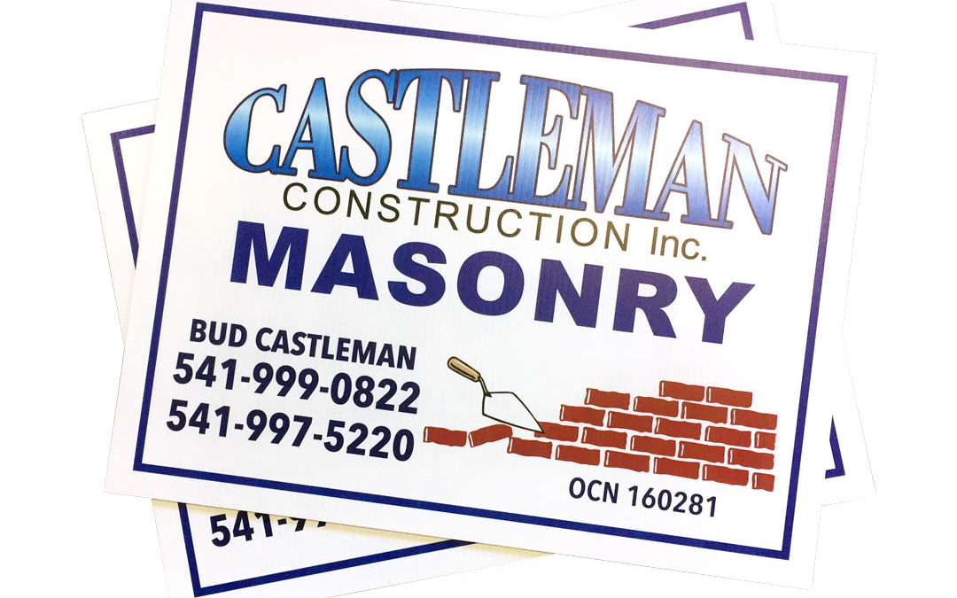 Castleman Construction – Yard Signs