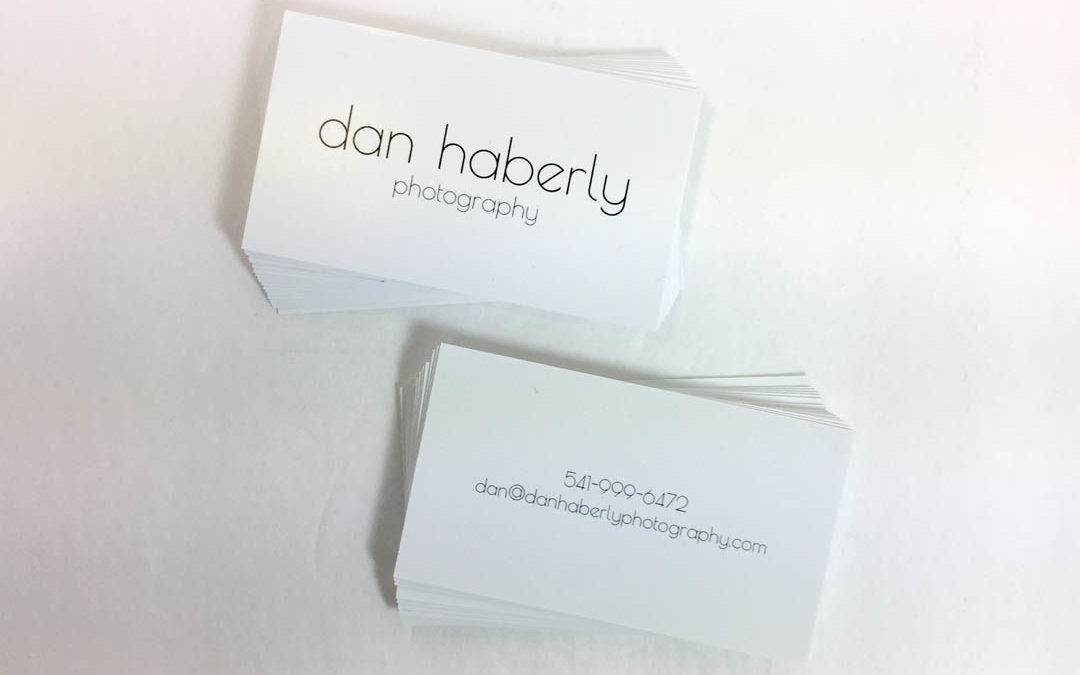 Dan Haberly Photography – Business Cards