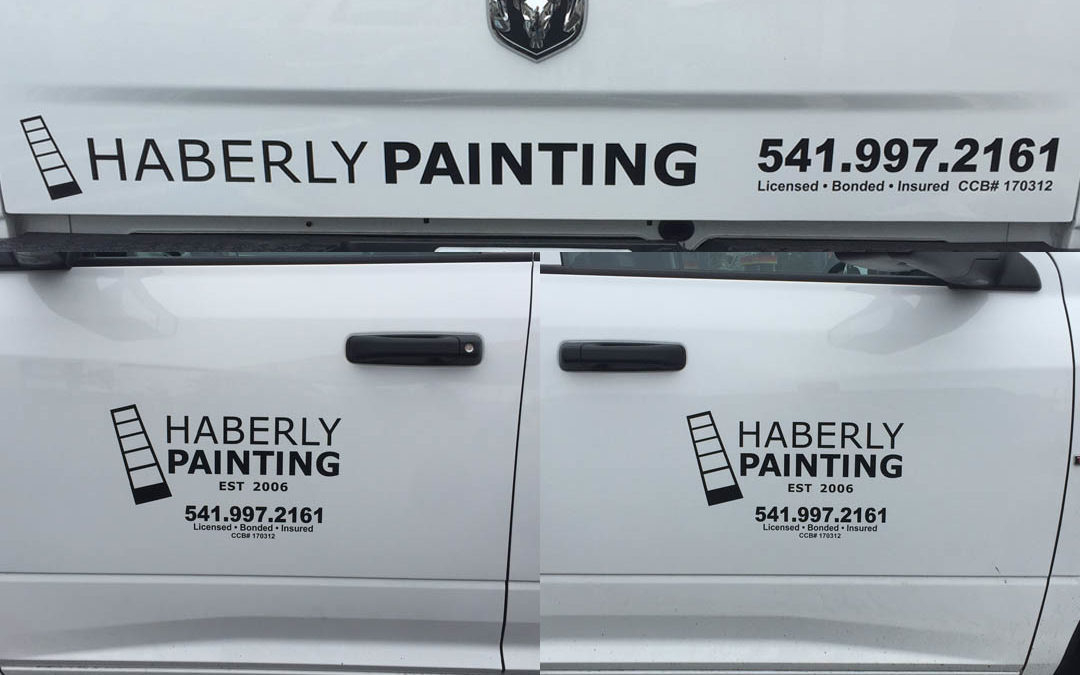 Haberly Painting – Vinyl Lettering